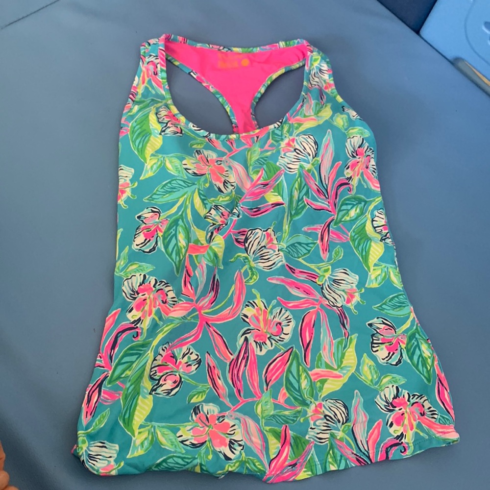 Lilly Pulitzer racer back tank top